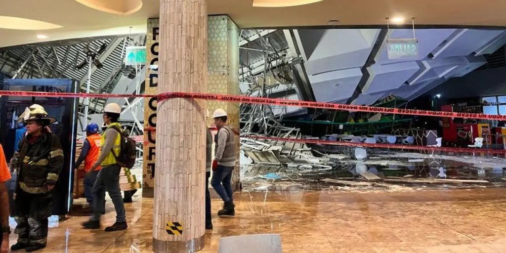 Techo de un centro comercial colapsa en Perú y deja cuatro muertos y