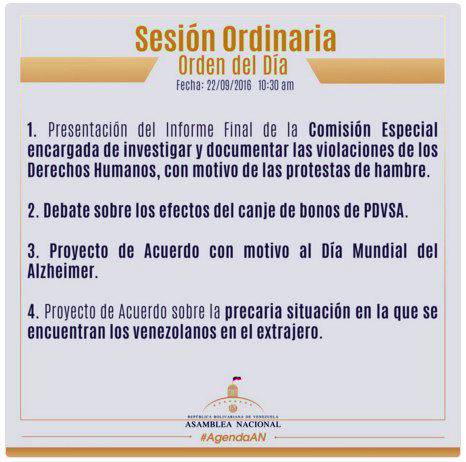 Fuente: Prensa Asamblea Nacional
