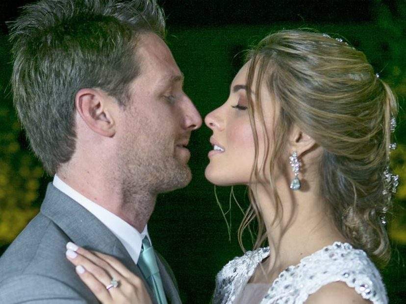 Osmariel y su esposo