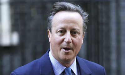 secretario de exteriores británico David Cameron