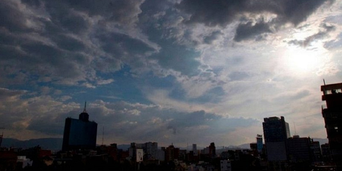 cielo nublado