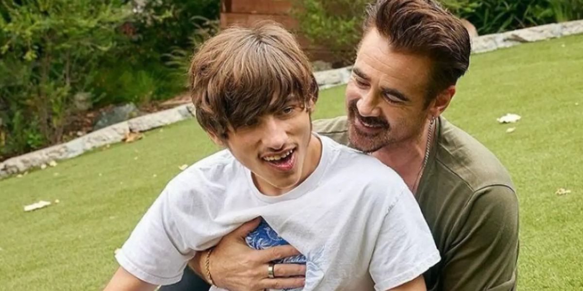 Colin Farrell e hijo
